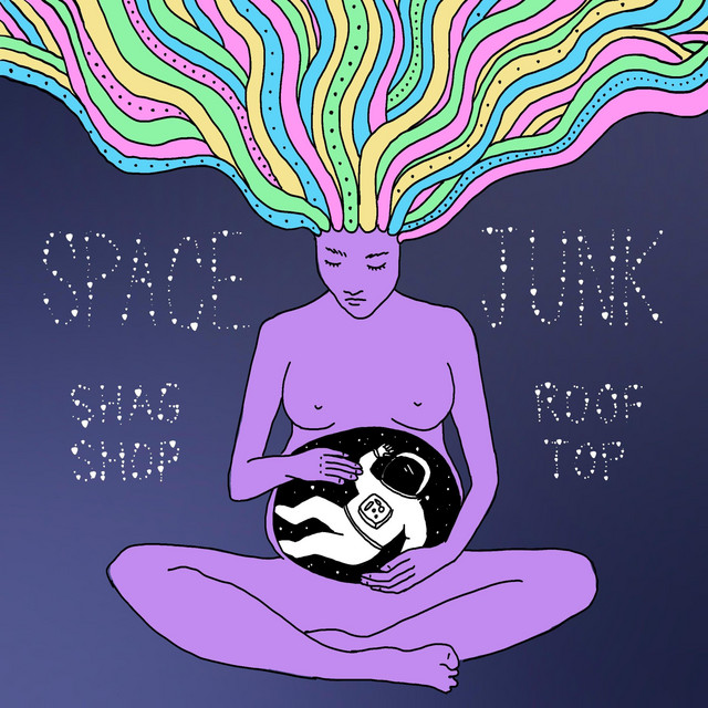 Space Junk album cover artwork for Shagshop Rooftop.
